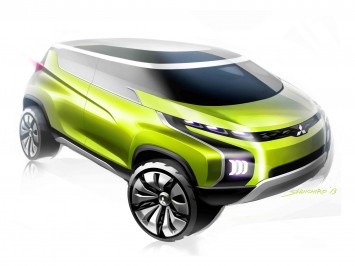 Mitsubishi AR Concept - Design Sketch