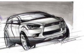 Mitsubishi ASX Design Sketch