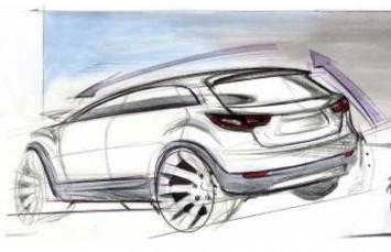 Mitsubishi ASX Design Sketch