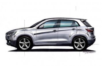 Mitsubishi ASX Design Sketch