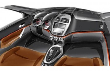 Mitsubishi ASX Interior Design Sketch