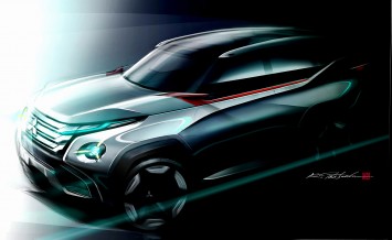 Mitsubishi Concept GC-PHEV - Design Sketch