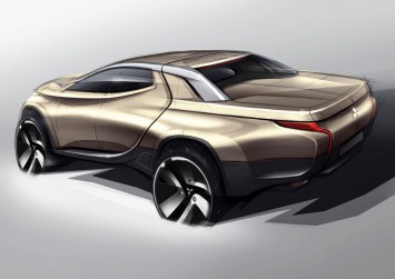 Mitsubishi Concept GR-HEV Design Sketch