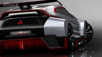 Mitsubishi Concept XR-PHEV Evolution Vision Gran Turismo Design Sketch