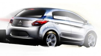 Mitsubishi Global Small CarDesign Sketch