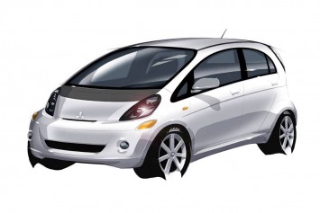 Mitsubishi i MiEV Design Sketch