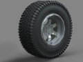 Modeling a Wheel using Zmodeler and ArrayMesh 