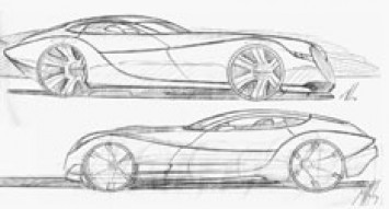 Morgan EvaGT Design Sketch