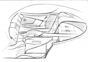 Morgan SP1 - Interior Design Sketch