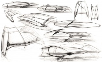 Nardi Bisiluro Concept by Francesco Binaggia - Design Sketches