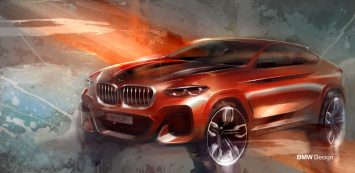 New BMW X4 Design Sketch Render