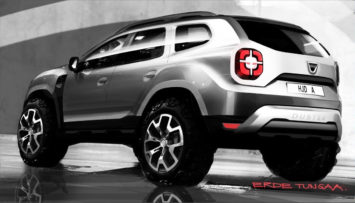 New Dacia Duster Design Sketch Render