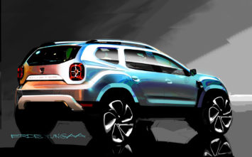 New Dacia Duster Design Sketch Render