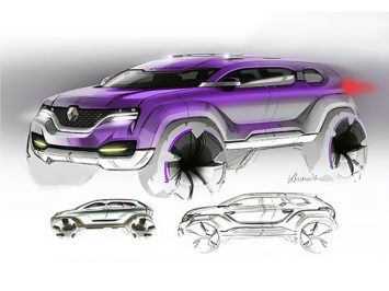 New Dacia Duster Design Sketches