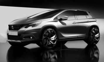 New Peugeot 2008 - Design Sketch Render