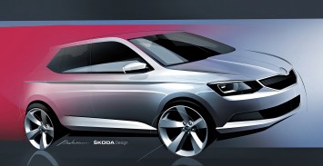 New Skoda Fabia - design sketch