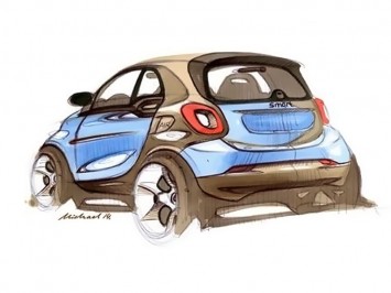 New Smart ForTwo - Design Sketch