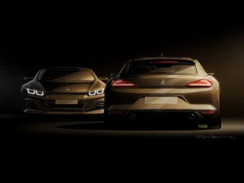 New Volkswagen Scirocco Design Sketch