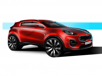 Next-gen Kia Sportage - Design Sketch