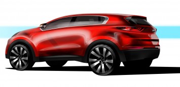 Next-gen Kia Sportage - Design Sketch