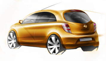 Nissan Micra Design Sketch