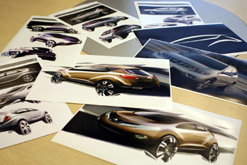 Nissan Murano Design Sketches