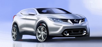 Nissan Qashqai Design Sketch