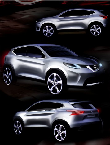 Nissan Qashqai Design Sketch