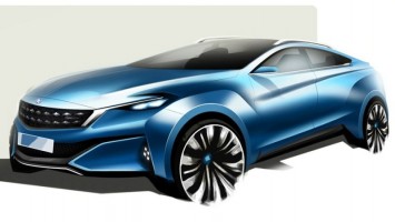 Nissan-Venucia Crossover Concept Design Sketch