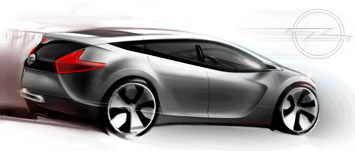 Opel Astra Design Sketch