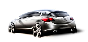 Opel Astra Design Sketch