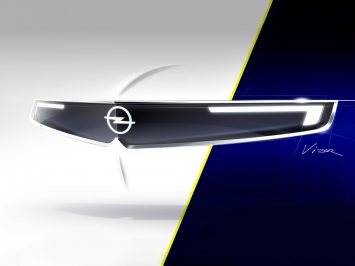 Opel Vizor Face Design Sketch