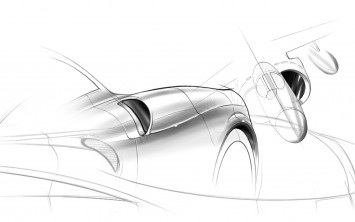 Pagani Huayra Design Sketch