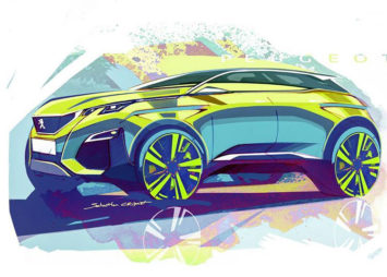 Peugeot 3008 Design Sketch