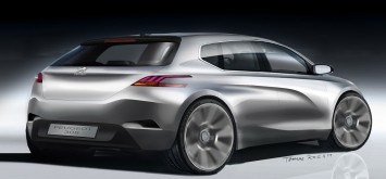 Peugeot 308 Design Sketch by designer Thomas Rohm