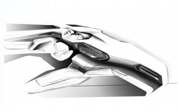 Peugeot 308 Interior Design Sketch