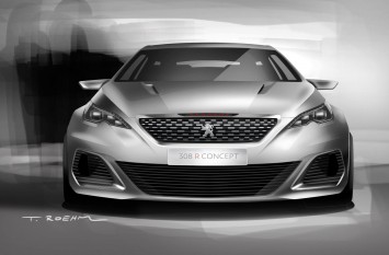 Peugeot 308 R Concept - Design Sketch