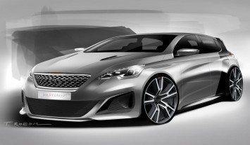 Peugeot 308 R Concept - Design Sketch