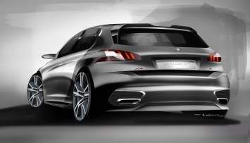 Peugeot 308 R Concept - Design Sketch