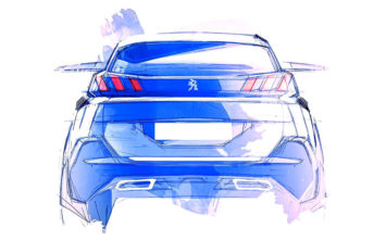 Peugeot 5008 Design Sketch by Sandeep Bhambra