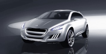 Peugeot 508 RXH Design Sketch