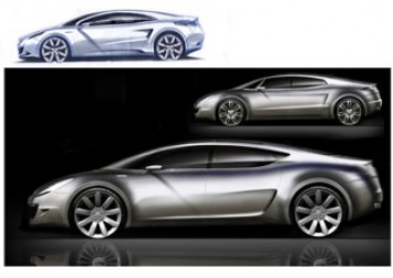 Peugeot 908 RC Design Sketch