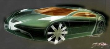 Peugeot 908 RC Design Sketch