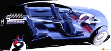 Peugeot 908 RC Design Sketch