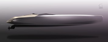 Peugeot Concept Powerboat - Design Sketch