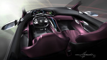 Peugeot HR1 Concept Design Sketch