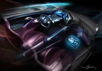 Peugeot HR1 Concept Design Sketch