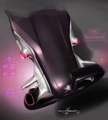 Peugeot HR1 Concept Design Sketch