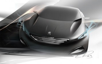 Peugeot HX1 Concept Design Sketch