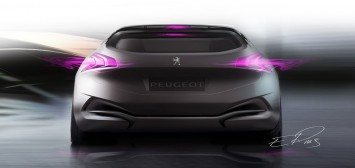 Peugeot HX1 Concept Design Sketch